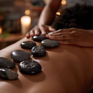 Masaje Piedras volcánicas