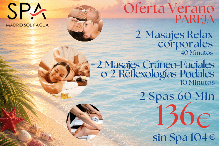 Relax y Bienestar en PAreja con circuito Spa previo opcional